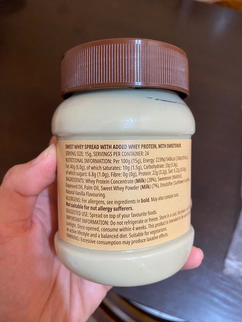 MyProtein White Chocolate Protein Spread, Health & Nutrition, Health