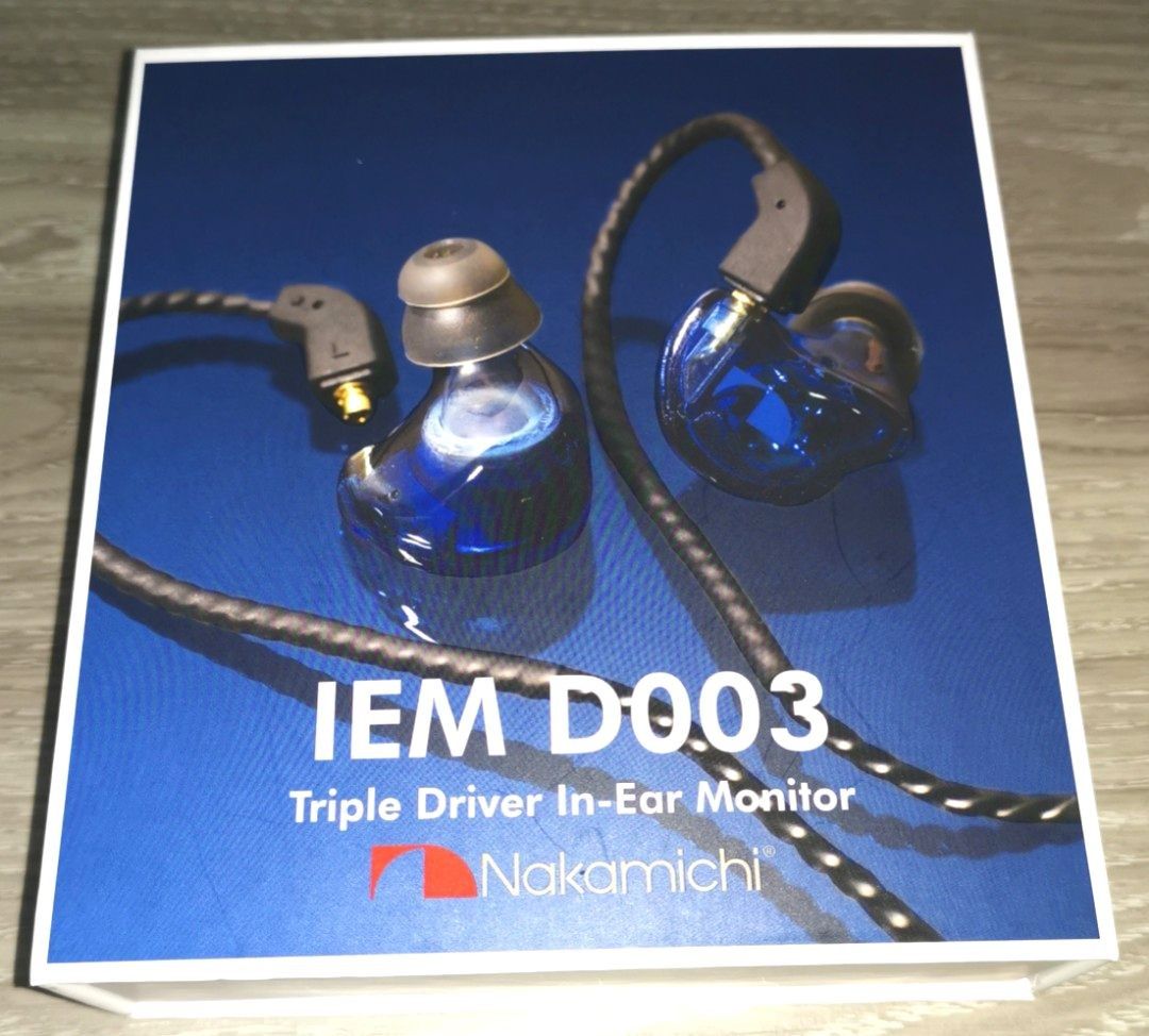 Nakamichi IEM D003 Triple driver professional sound isolation IEM
