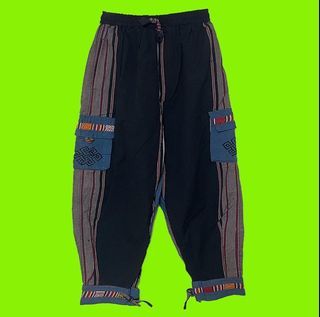 Nepal Hippie Totem Pants BK 尼泊爾嬉皮圖騰長褲