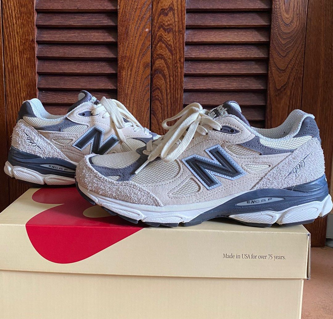 すぐ発送可能！ 26.5《新品》New Balance 990TG3 グレー テディサン