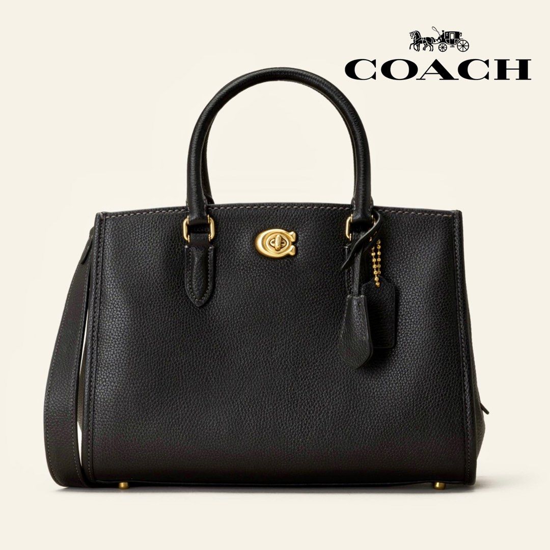 New Coach 🇺🇸 Original CE732 Black Brooke Carryall Women Crossbody Sling