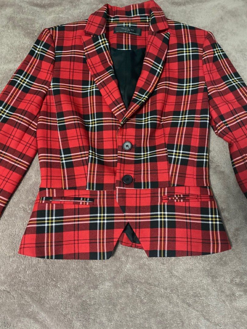 Next tartan shop blazer
