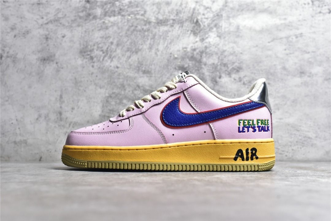 Nike Air Force 1 Low 07 Feel Free Let s Talk Pink shoes Women s