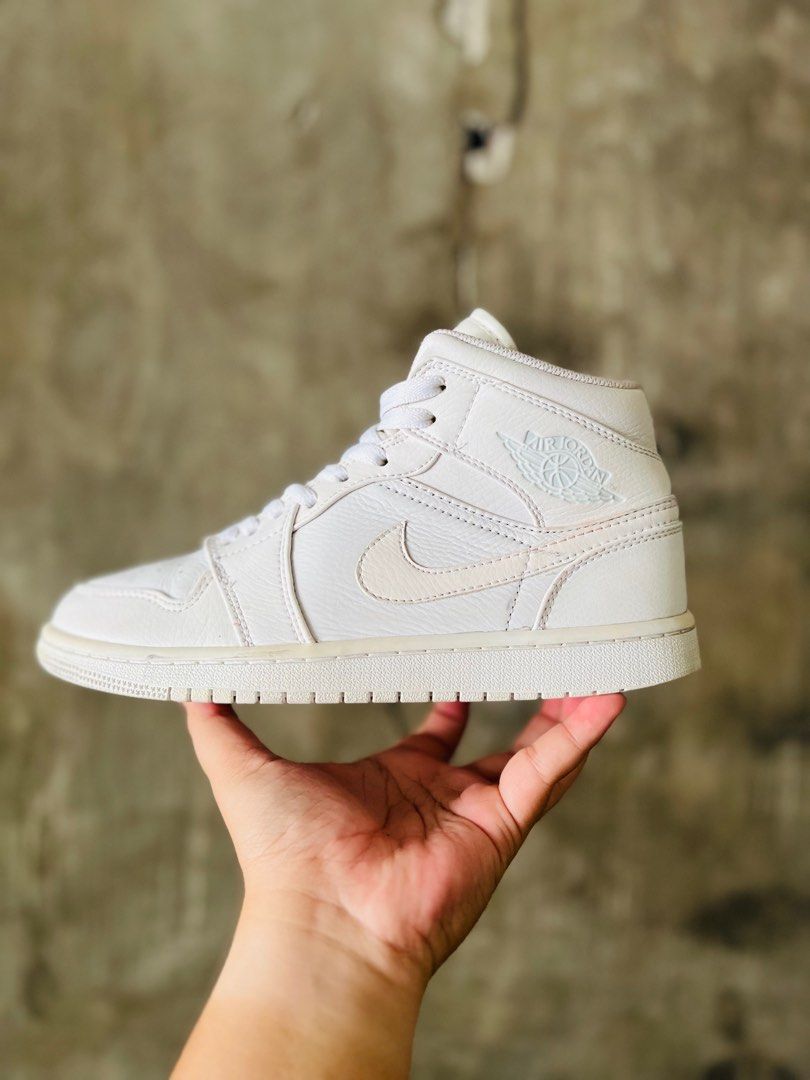 Nike jordan mid white Clearance