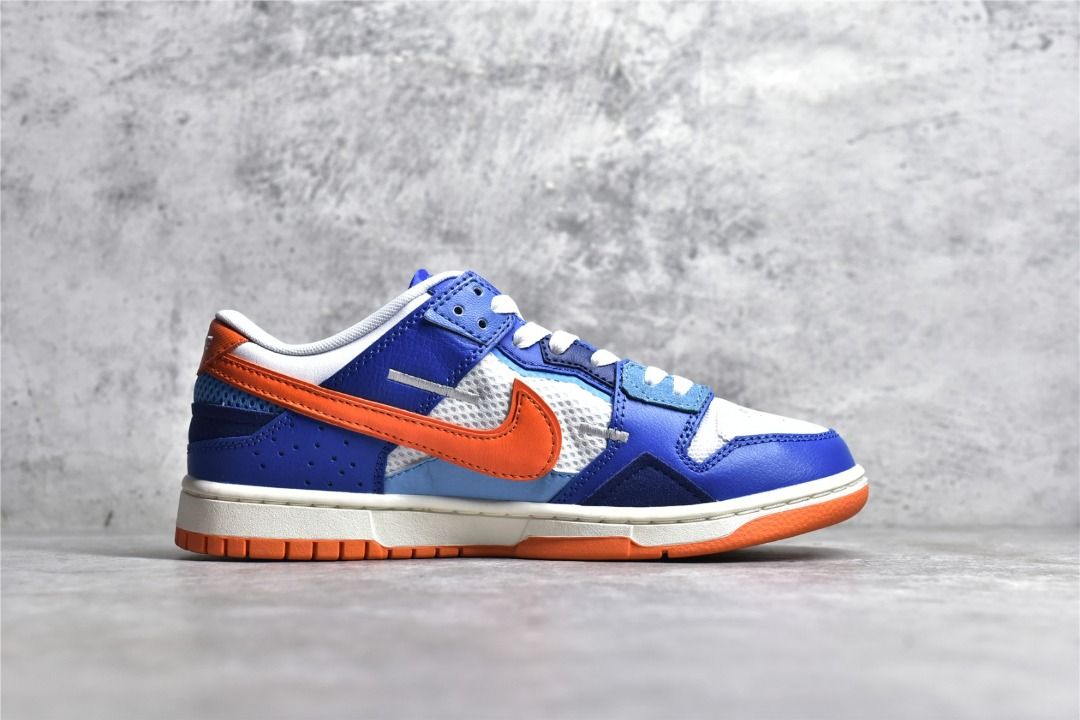 Nike dunks discount orange purple blue