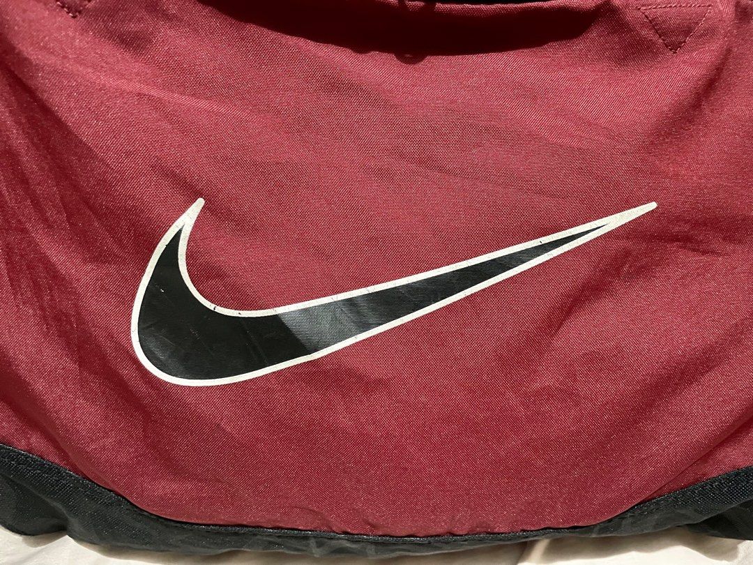 NIKE Large Red duffle bag, Men's Fashion, Bags, Sling Bags on Carousell