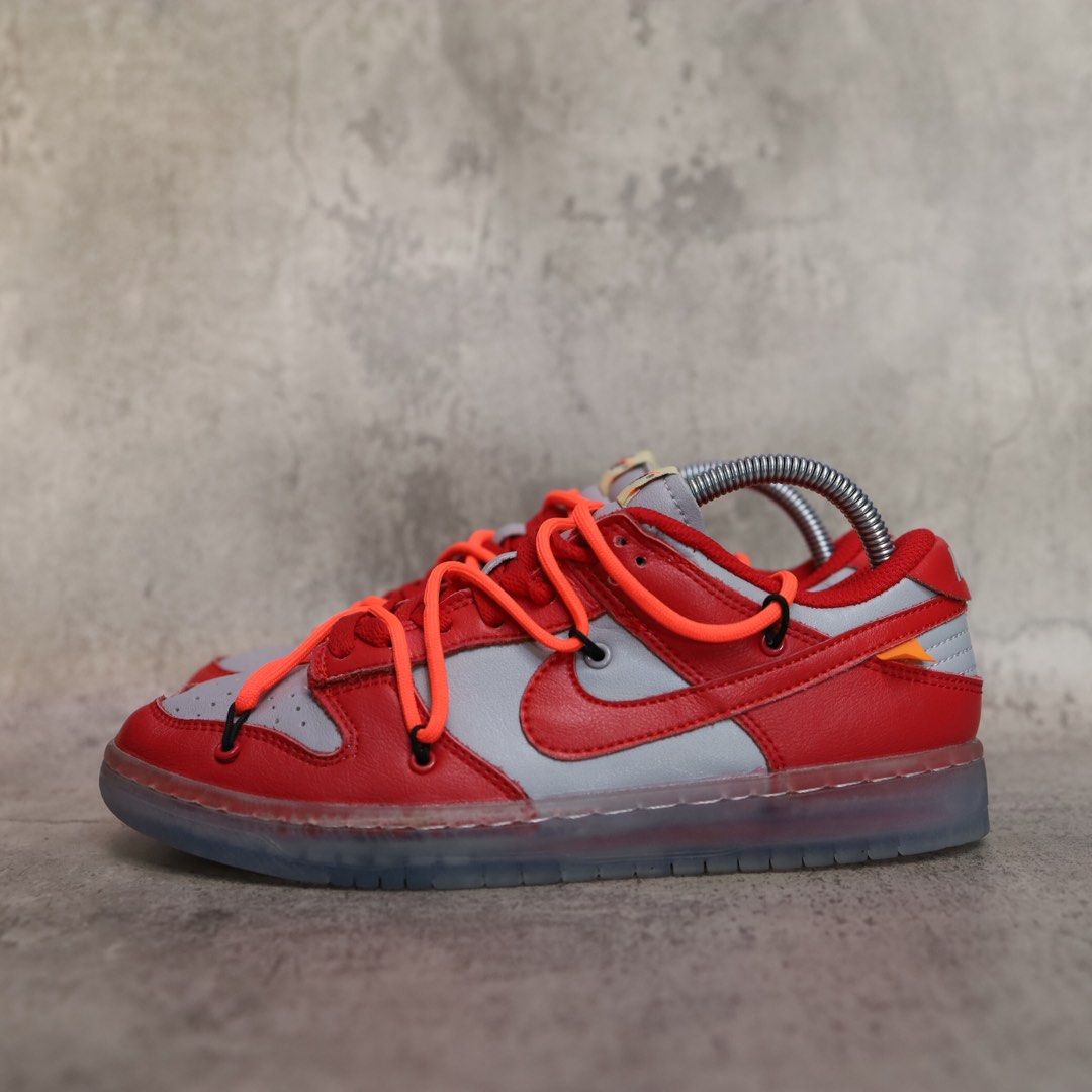 off white nike sb dunk low university red