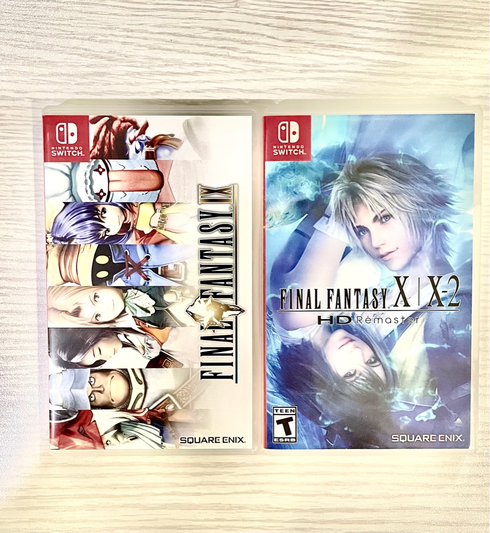 Nintendo Switch Games Final Fantasy IX & X/X2, Video Gaming, Video