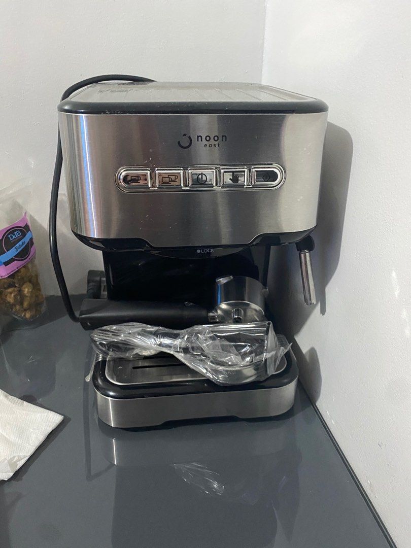 NOON EAST 15 BAR COFFEE MACHINE, Furniture & Home Living, Kitchenware