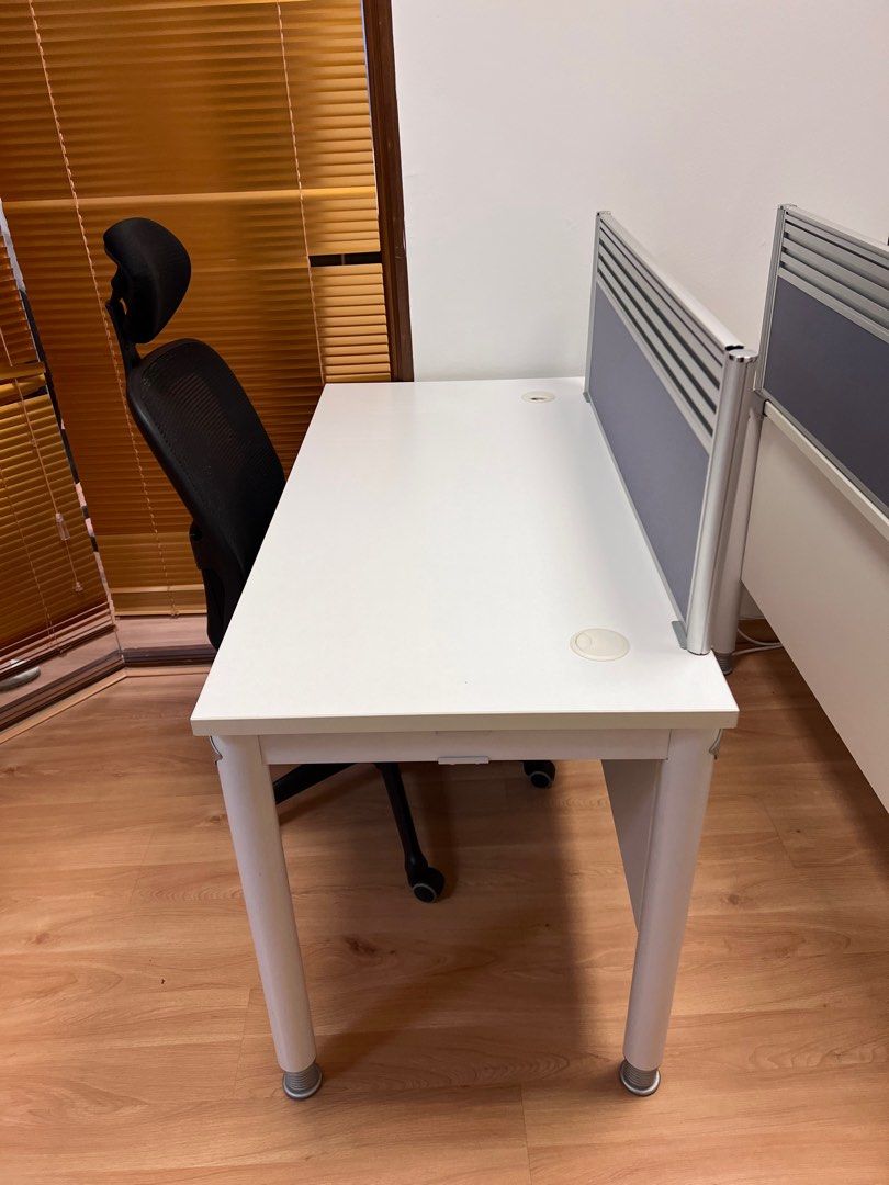 Office table and office chair, Furniture & Home Living, Furniture