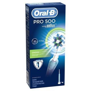 Oral-B Pro 500 Electric Toothbrush - Cross Action / 3DWhite