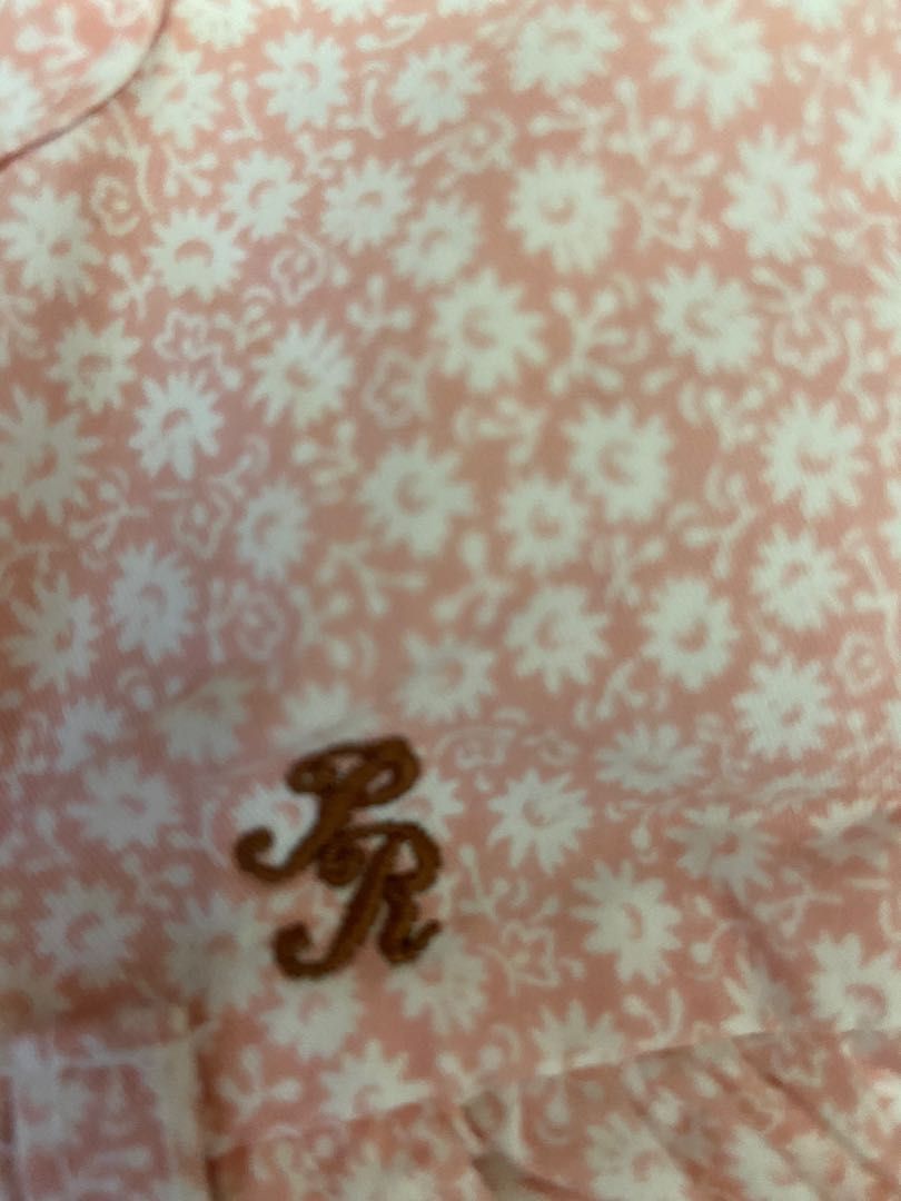 Paco Rabanne baby floral eyelet trim dress, Babies & Kids, Babies