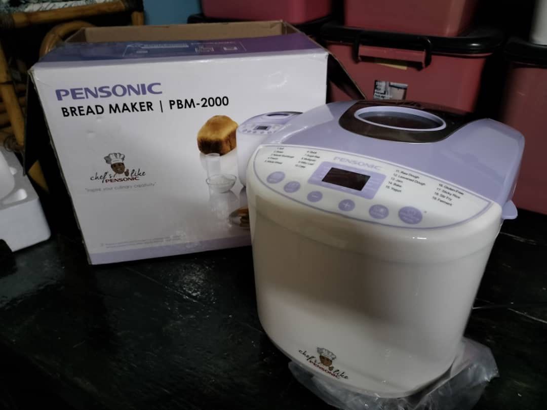 pensonic bread maker function