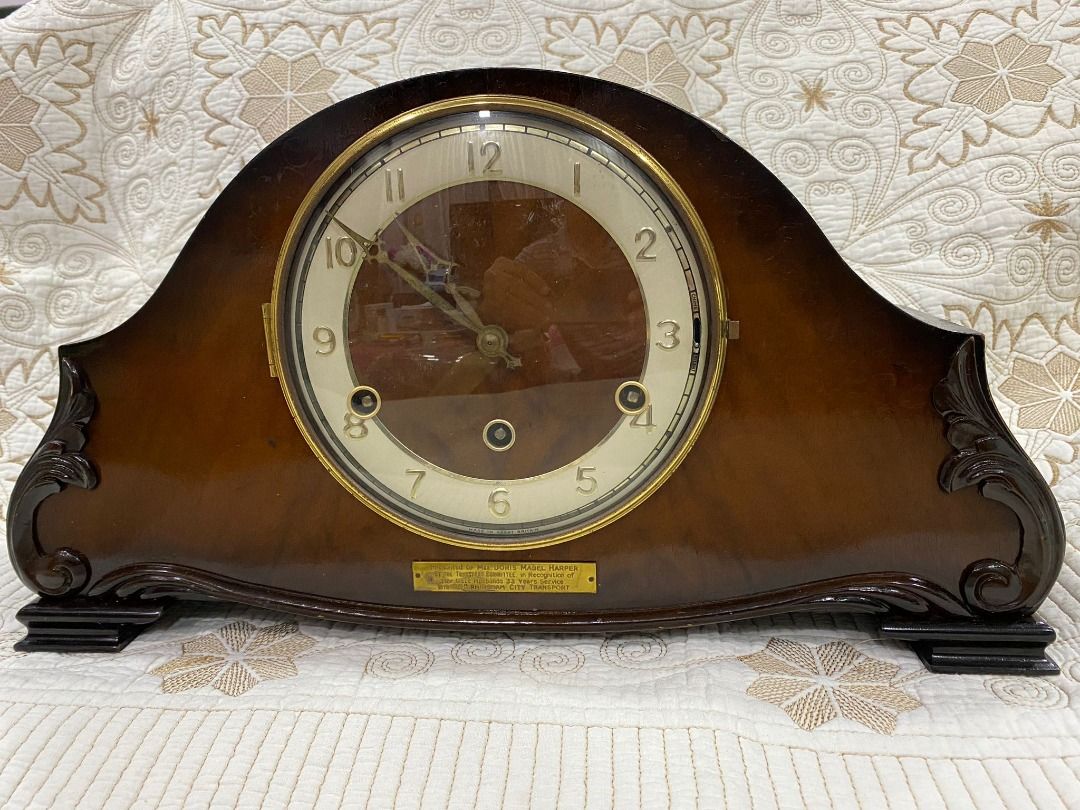 Perivale Platform Escapement Westminster Chime Mantel Clock, Furniture