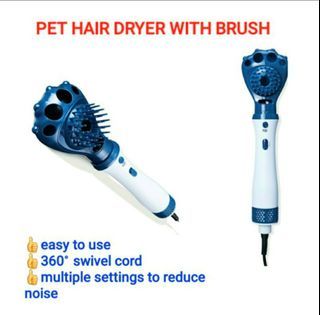 Pet Hair Dryer With Brush