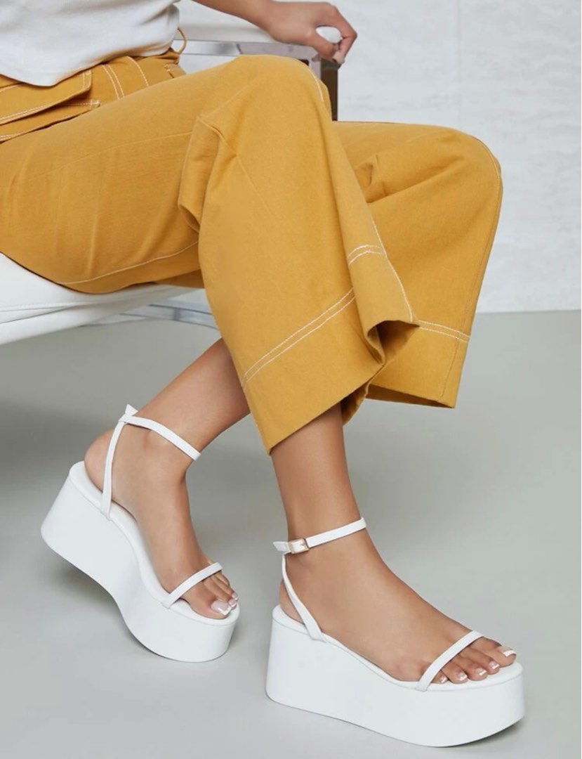 Platform ankle strap sandals, Women's 
