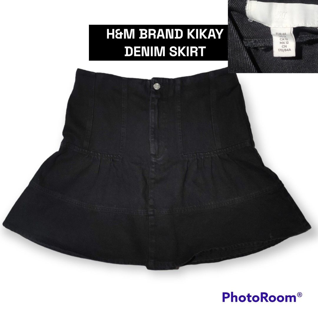 H&m plus hotsell size denim skirt