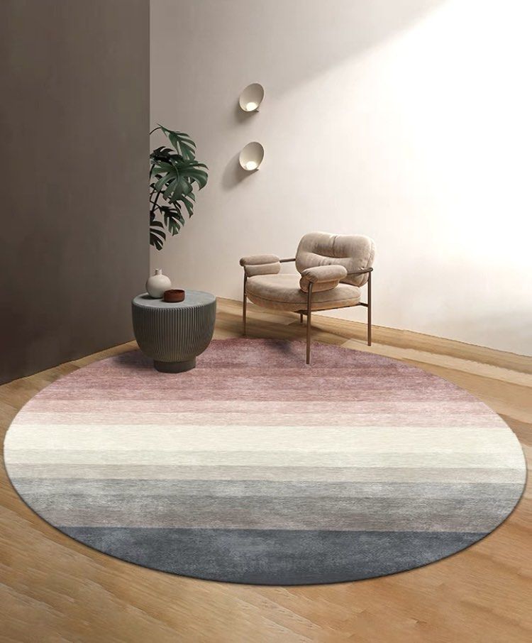 PO Large round carpet/rug, Furniture & Home Living, Home Decor, Carpets