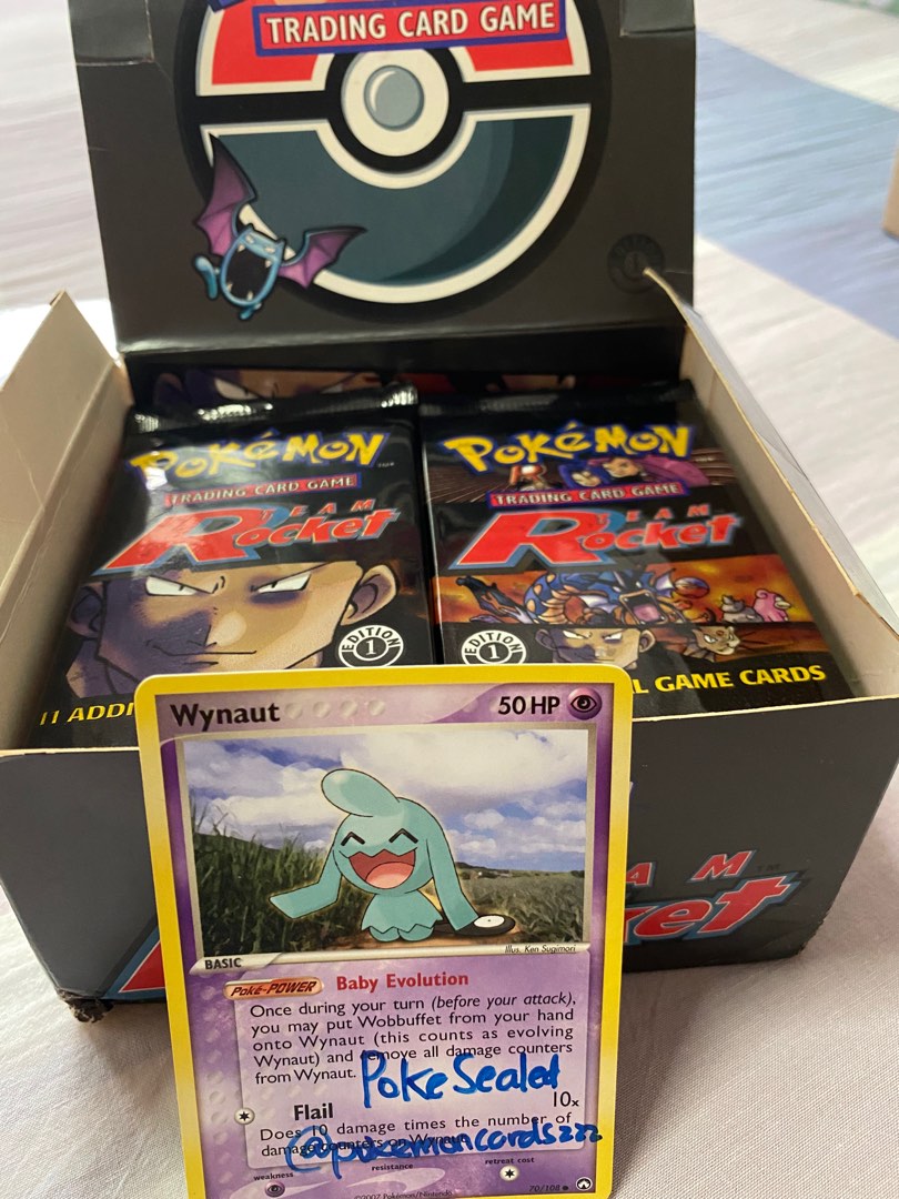 Pokemon Team Rocket Returns 1st edition box break, Hobbies & Toys