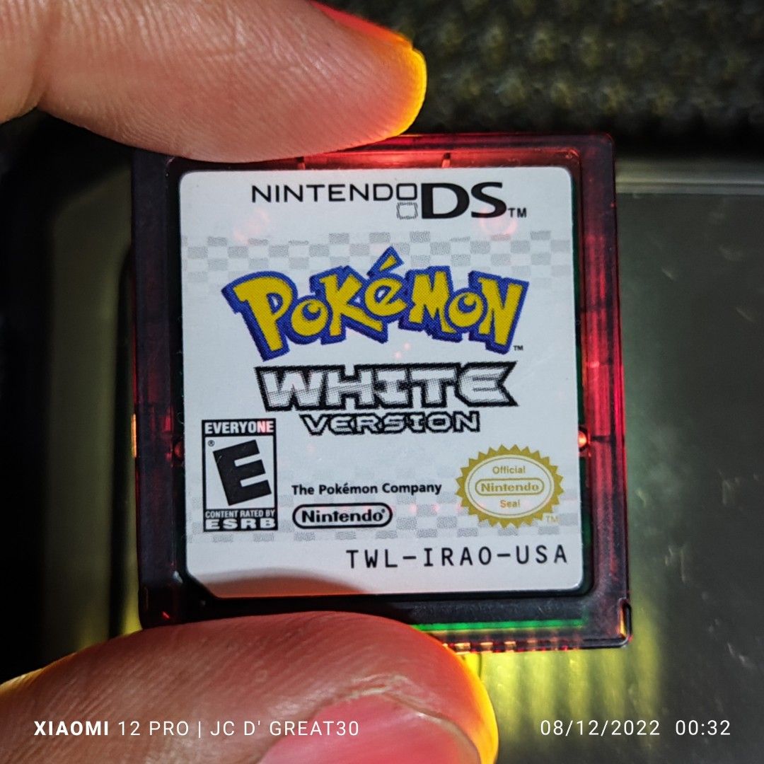Pokemon White ds game authentic, Video Gaming, Video Games, Nintendo on Carousell