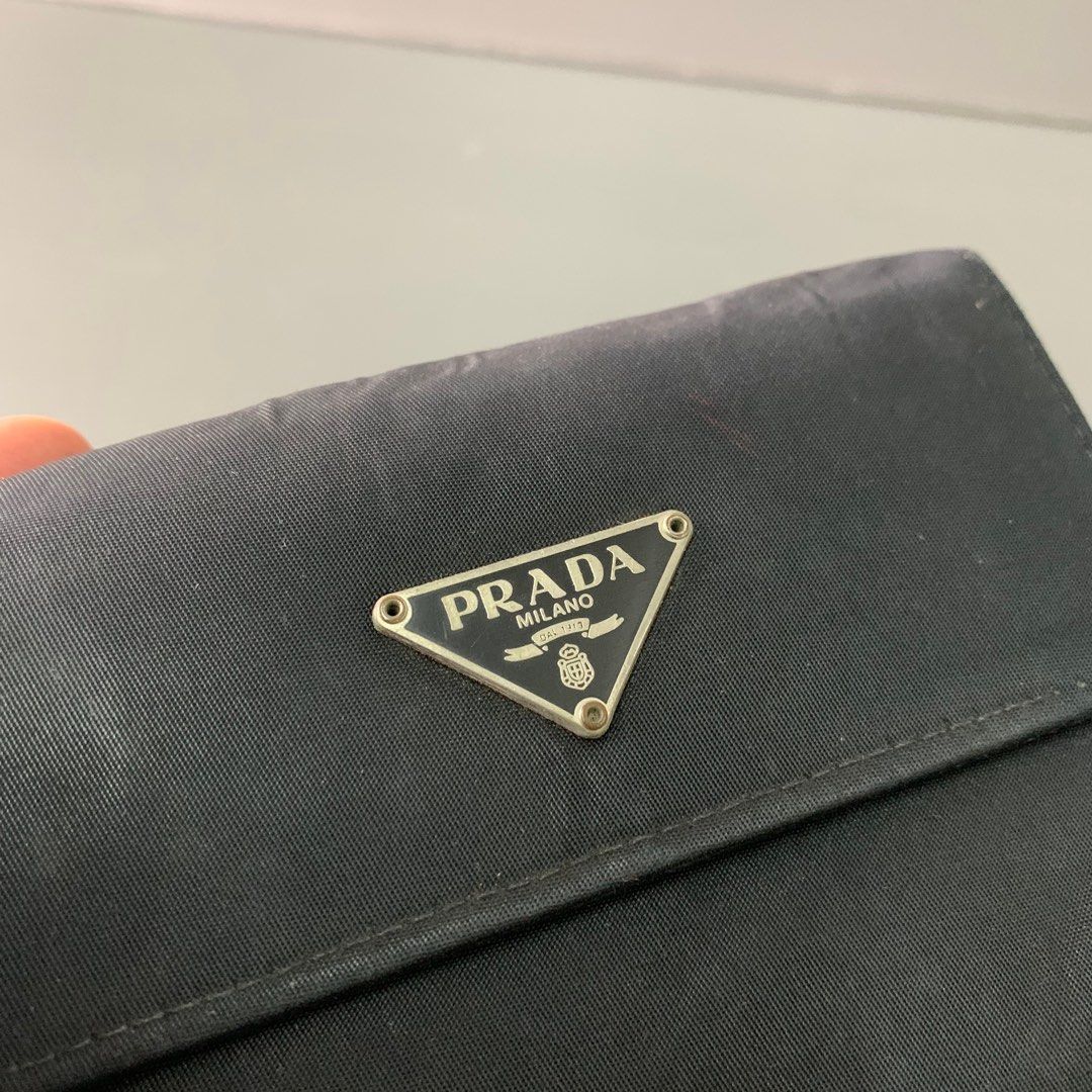 Authentic Prada Nylon wallet, Luxury, Bags & Wallets on Carousell