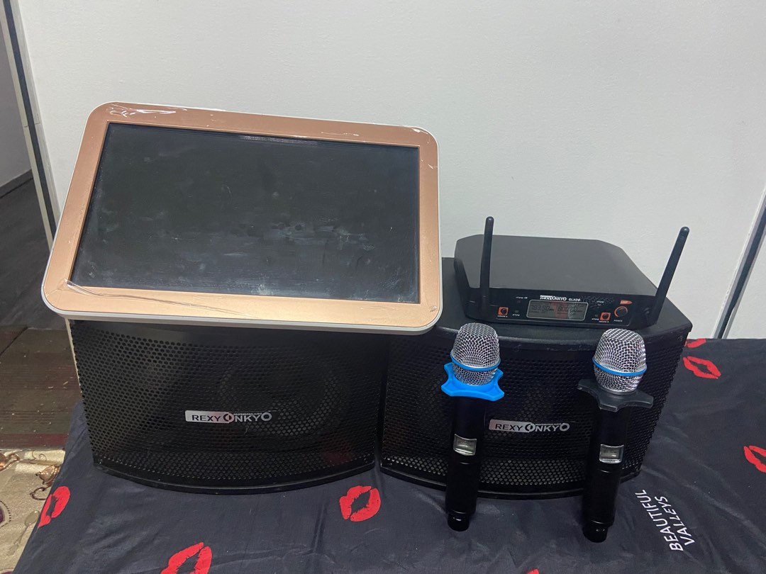 Professional Karaoke System with build in amp and songs select touch