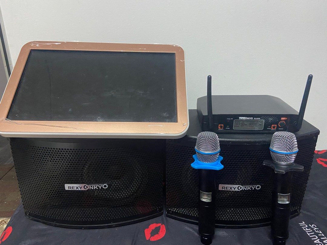 Professional Karaoke System with build in amp and songs select touch