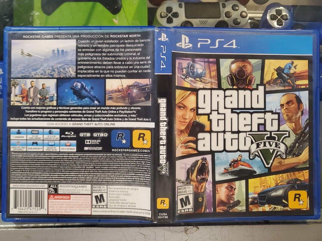 Gta Series Used Gta Ps4 Rockstar Games Gta Ps4 Used Grand Theft Auto PS4  Game On, image size:1080x810