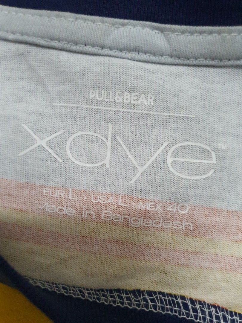 Pull & bear xdye stripes shirt, Men's Fashion, Tops & Sets, Tshirts