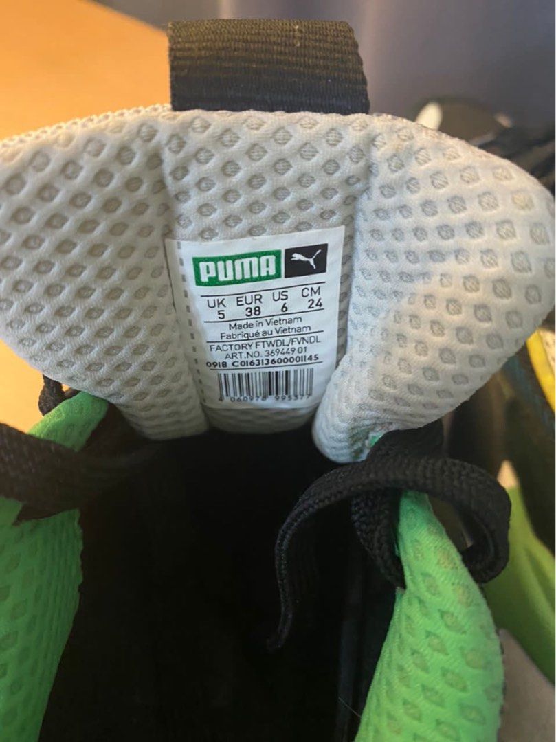 puma rs running system white