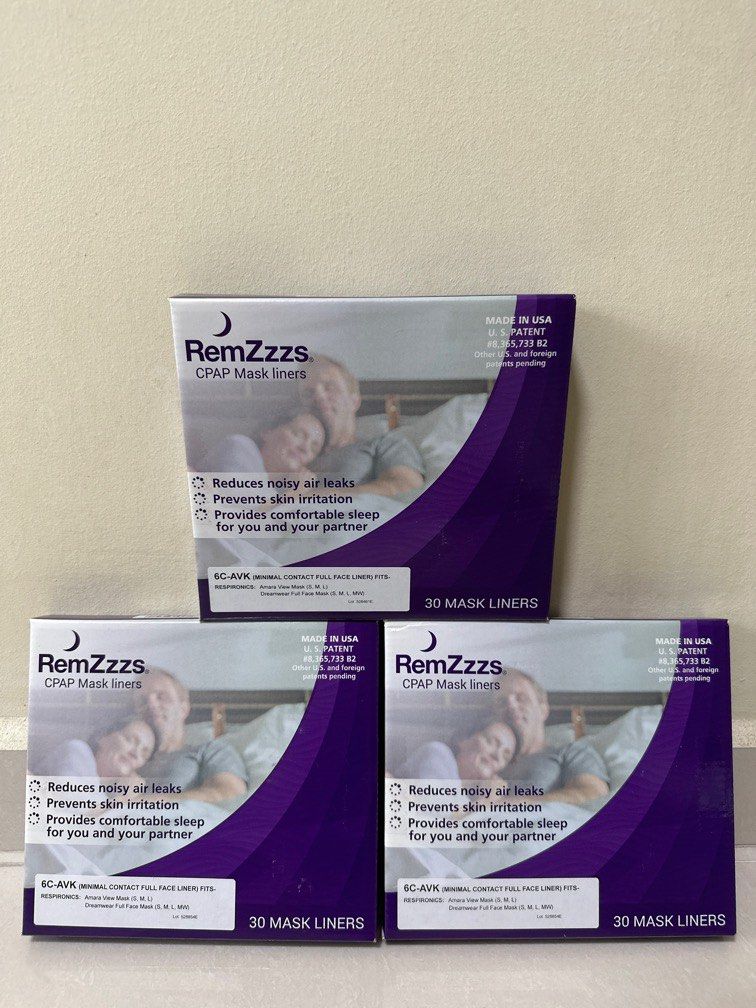 RemZzzs CPAP Mask Disposable Mininal Contact Full face Liner, Health