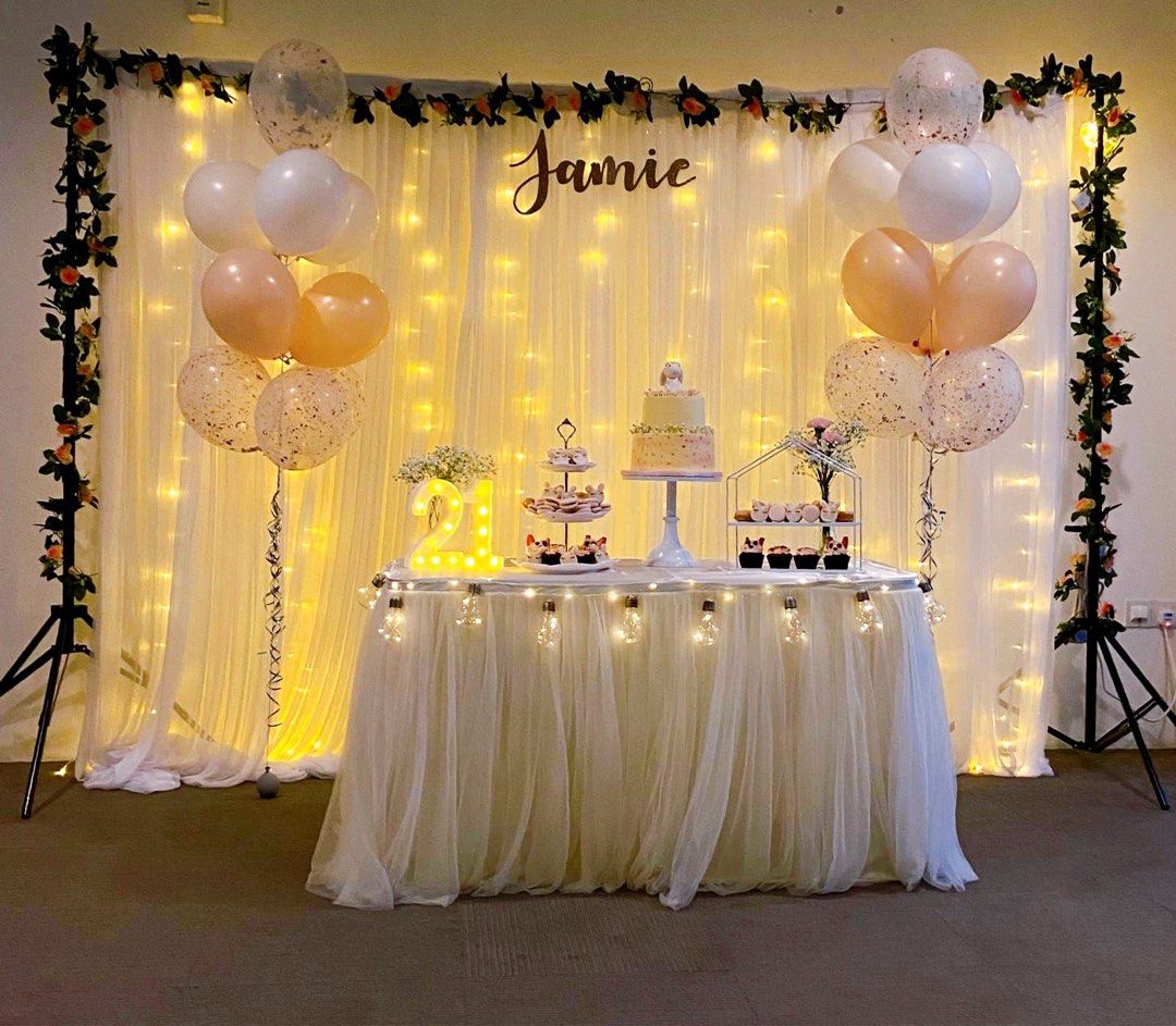 [Rental] Birthday Backdrop, Lifestyle Services, Event & Party Services ... - Birthday Backdrop Rental