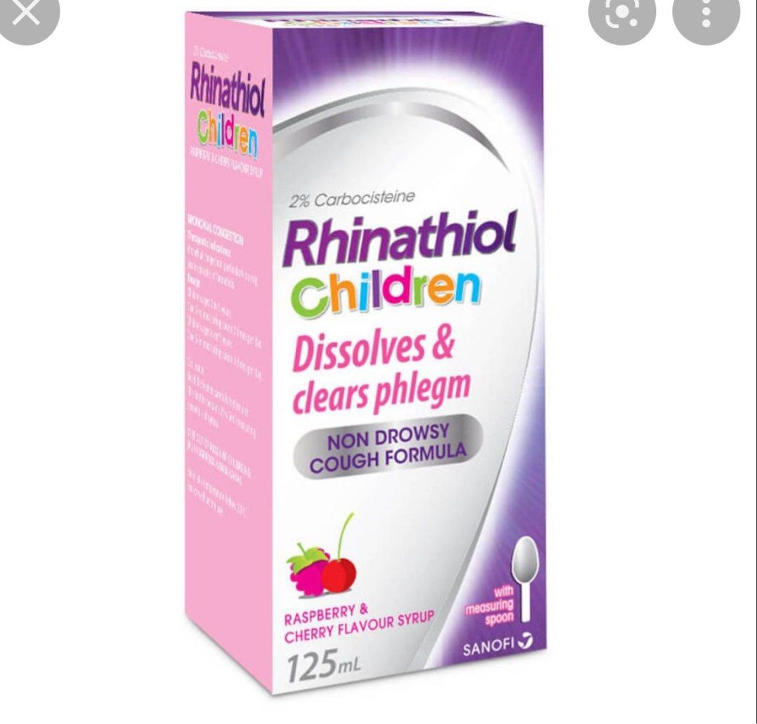 Rhinathiol Children Cough & Phlegm medicine ubat kahak kanak, Babies