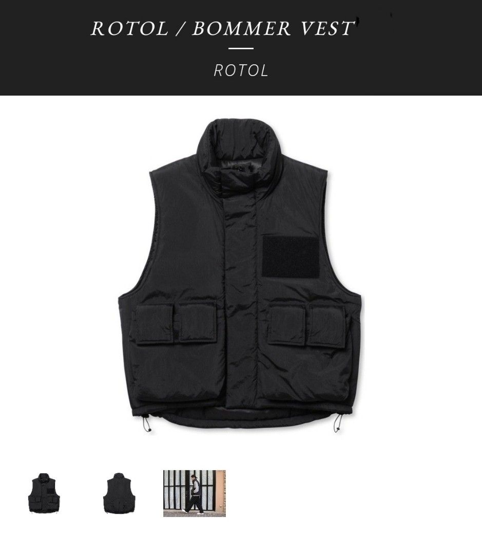 ROTOL BOMMER VEST BLACKサイズ3 ROTOL ロトル BOMMER VEST Black size