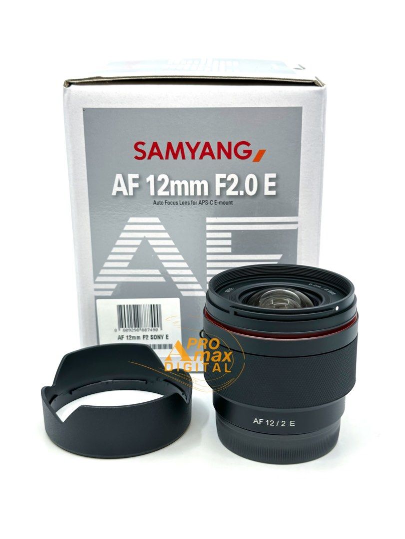 全新現貨✓Samyang AF 12mm F2.0 APS-C Lens for Sony E mount 水貨