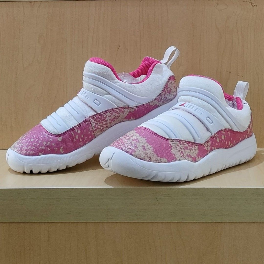 Jordan retro 11 deals little flex pink snakeskin