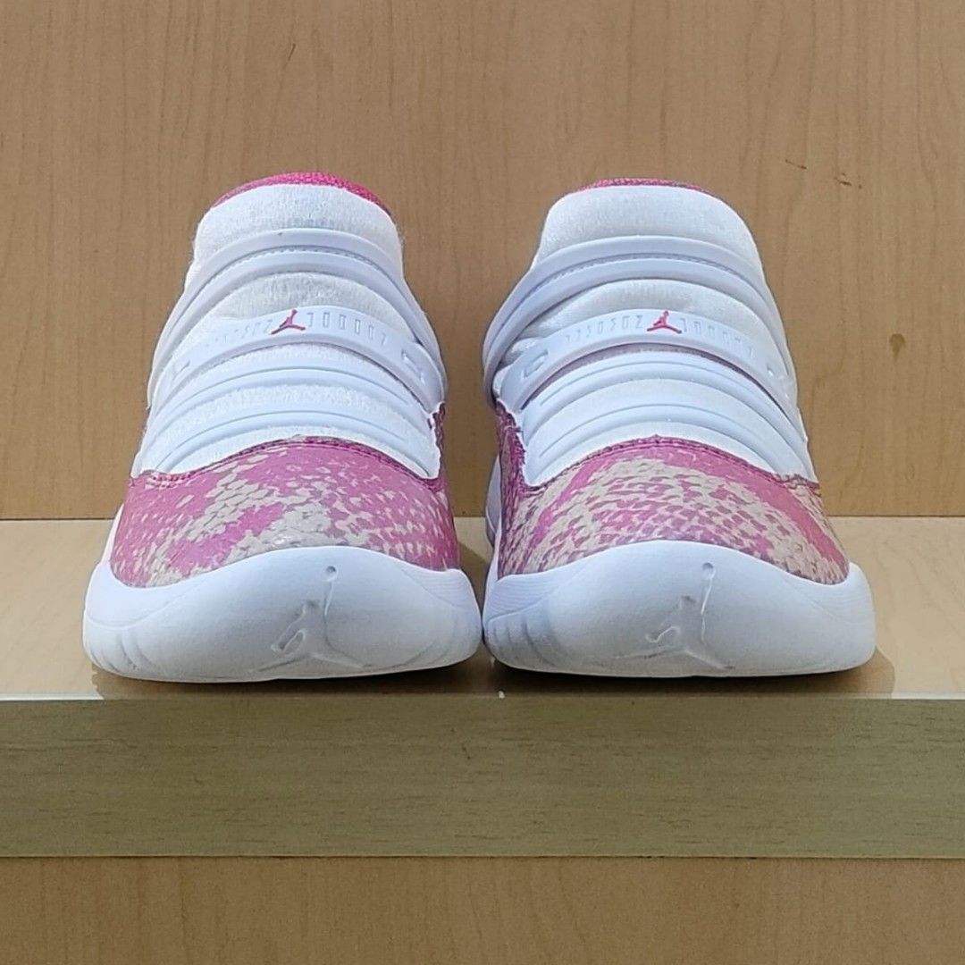 Jordan retro 11 new arrivals little flex pink snakeskin