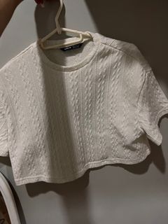 Shein White Crop Top