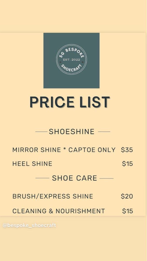 shoe cleaning price