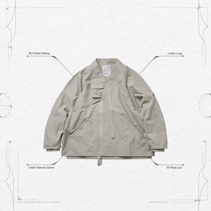 Size 3” GOOPIMADE “VI-RT3” Utility 2-Layers KENDO Jacket - Taupe