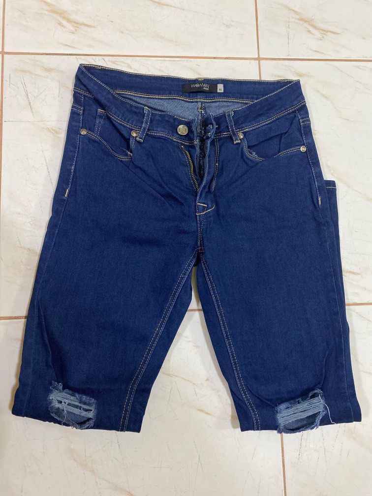 SM Woman Ripped Jeans/Pants (Category: Jeans) located in Manila. Submitted by sunstarshop (Listing ID 1201543774, Image 1). Description: size XS 27-29 sm woman .