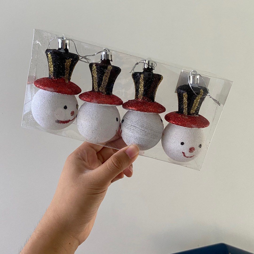 Snowman Ornaments (Category: Other Home Decor) located in Paranaque City. Submitted by curatedcavern (Listing ID 1201485010, Image 3). Description: .