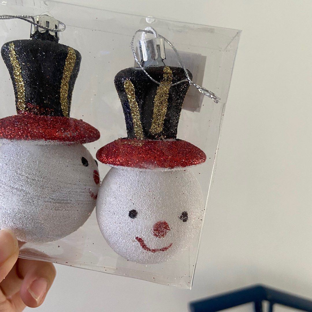 Snowman Ornaments (Category: Other Home Decor) located in Paranaque City. Submitted by curatedcavern (Listing ID 1201485010, Image 2). Description: .