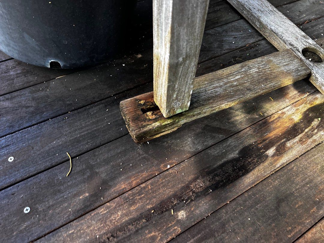 Solid Teak table needs refurbishing, Furniture & Home Living, Outdoor