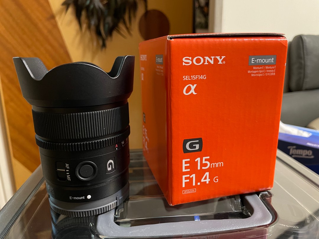 Sony E 15mm f1.4 G, 攝影器材, 鏡頭及裝備- Carousell