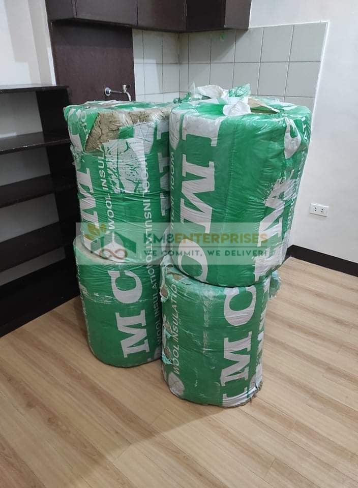 SOUNDPROOFING ROCKWOOL INSULATION (Category: Construction & Building Materials) located in Marikina City. Submitted by christine_km8enterprises (Listing ID 1201447208, Image 1). Description: Rockwool insulation 👉🏻BIG DISCOUNTS for bulk orders👈🏻 Blanket Roll type - 0.6mtr x 5mtr Board (Slab) type - 0.6mtr x 1.2mtr Thickness - 50mm , 75mm and 100mm with different densities *Fire resistant *Heat insulating *Non-combustible *Moisture and water re
