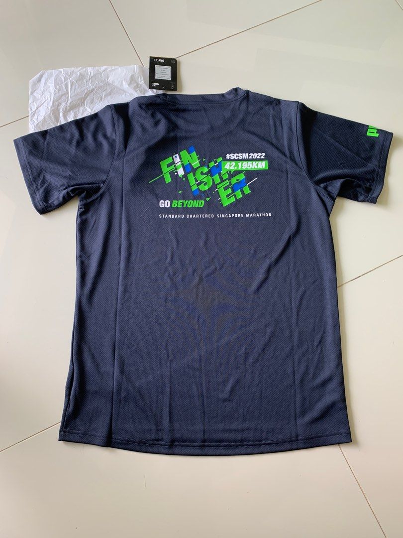 Standard Chartered Singapore Marathon 2022 Finisher Tee, Men's Fashion