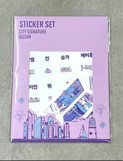 Sticker Set  BTS YET TO COME IN BUSAN