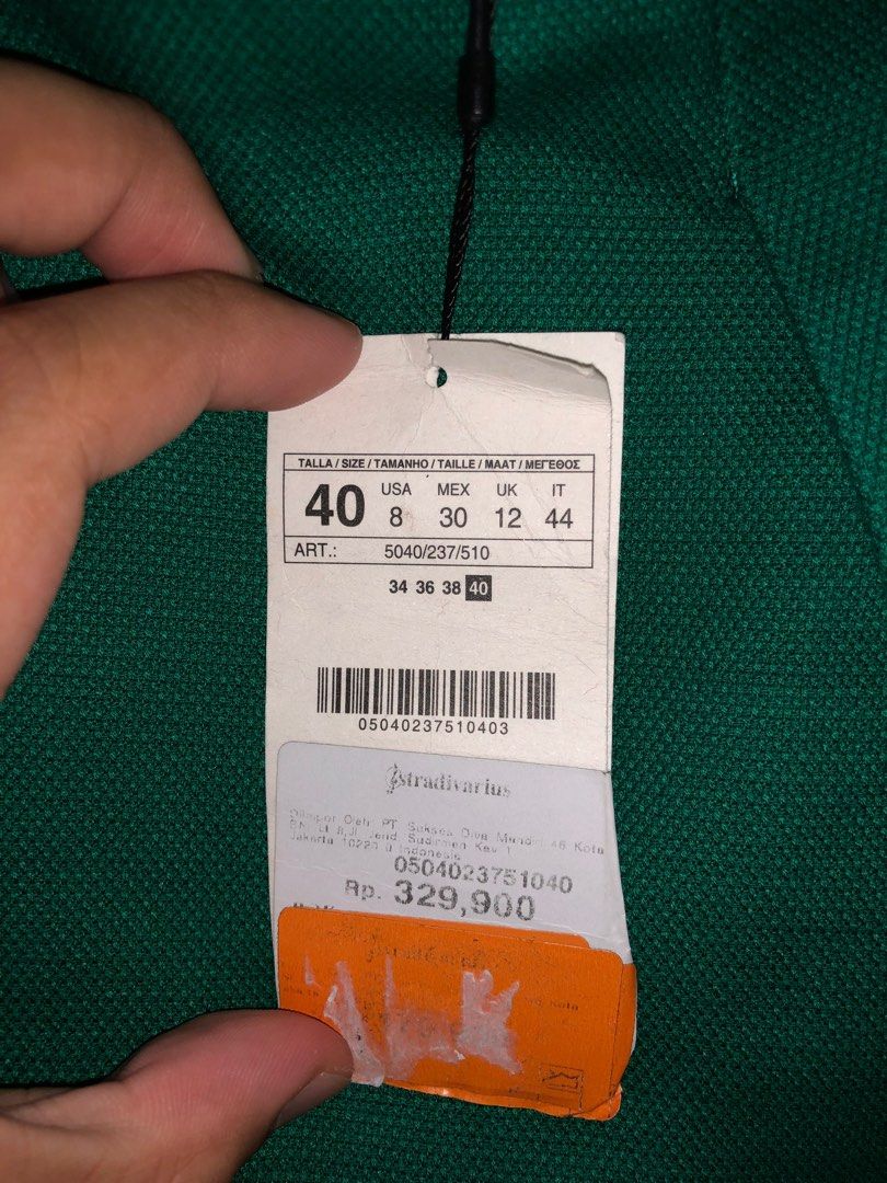 stradivarius mini skirt green