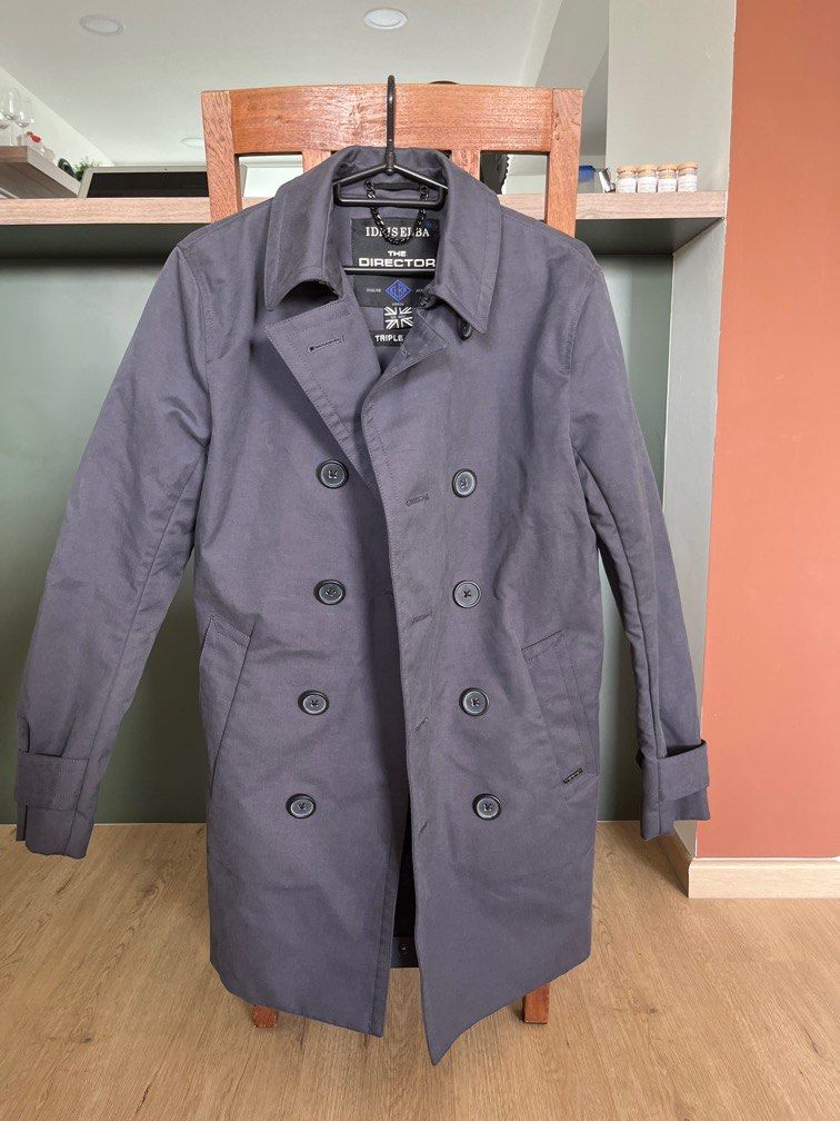 Idris elba superdry trench coat outlet
